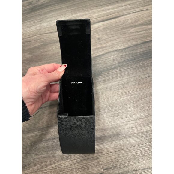 Prada Black Textured Leather Watch/Bracelet Case Box - Picture 5 of 9